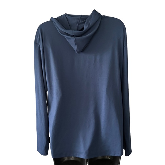 32 DEGREE COOL Navy Blue Hoodie Workout Layers Women's Size Small - Picture 6 of 8